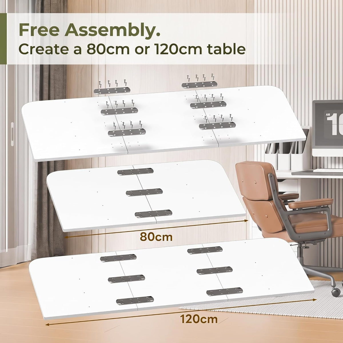 Heavy‑Duty Wall Mounted Folding Floating Desk